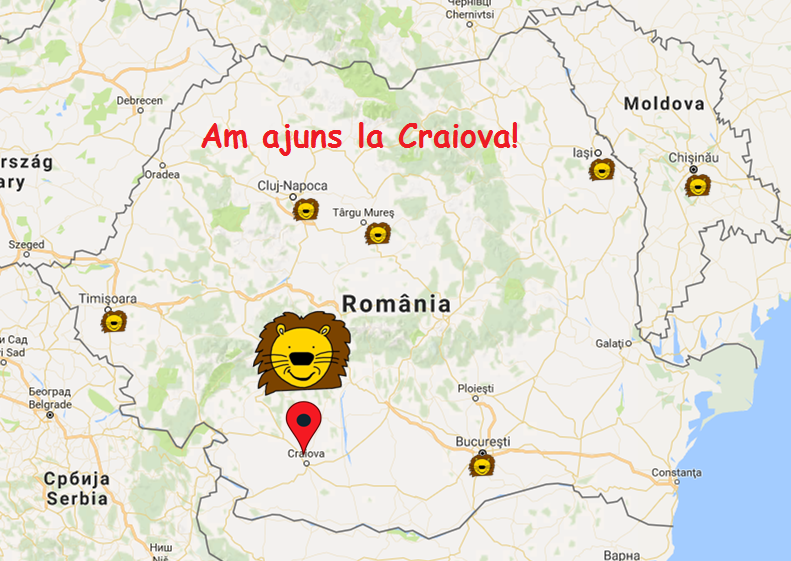 craiova map