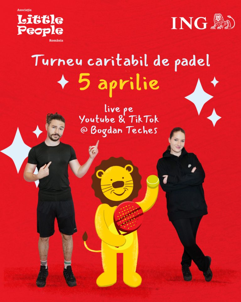 Turneu caritabil de padel – organizat de Bogdan Teches pentru Little People