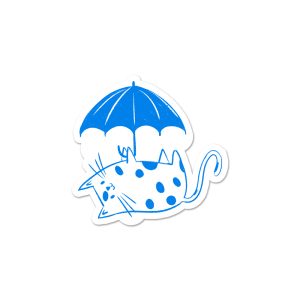Cat Umbrella | Sticker