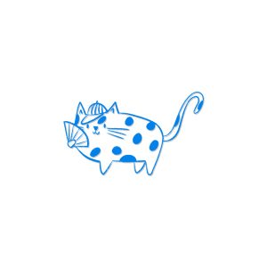 Cat Fan | Tatuaj temporar